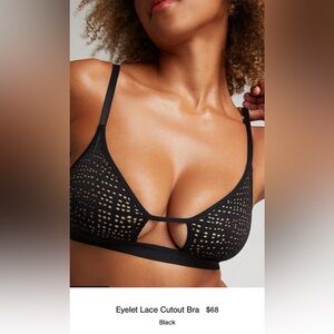 New Negative Underwear Eyelet Lace Cutout Bra Size 5